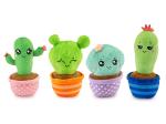 Kaktus Lustig Plüschtier-Set 20-27 cm - 4er VE